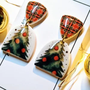 Earrings for Christmas celebrations